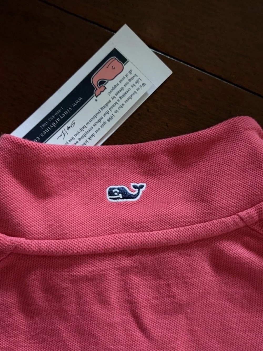 XL Vineyard Vines Sailor’s Red Broadfield 1/4 Zip Pullover - Picture 3 of 3
